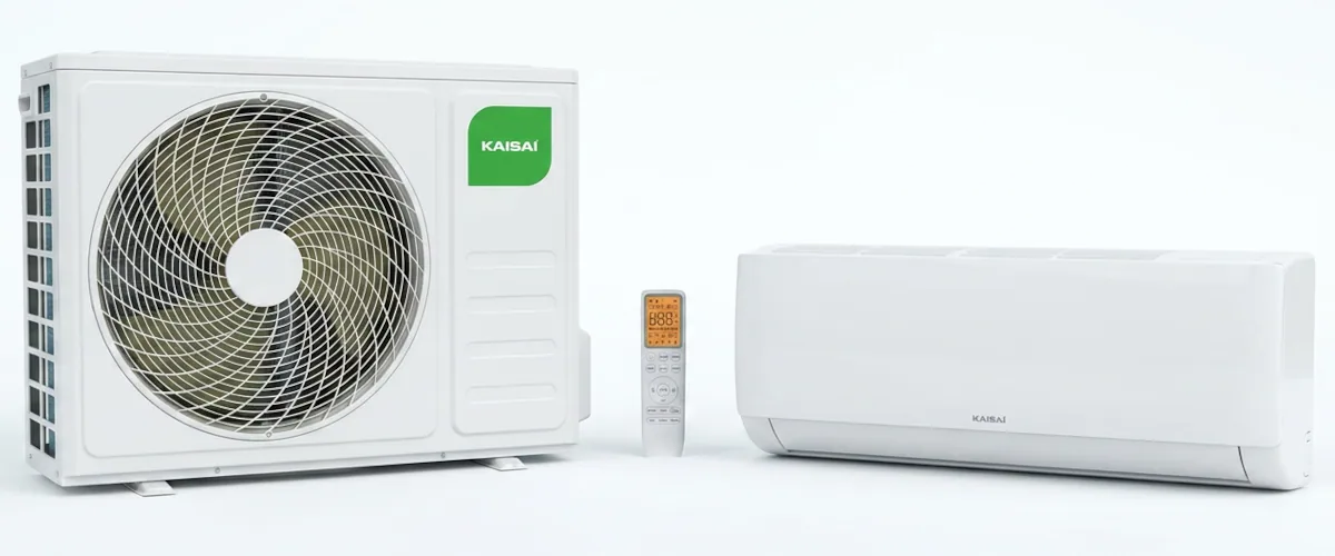 Klimatyzator ścienny Kaisai AIR 5,1 kW - zestaw split: jednostka wewnętrzna, jednostka zewnętrzna i pilot