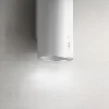 Okap przyścienny Elica Tube Pro 43 cm biały - cylindryczny okap z białego metalu.